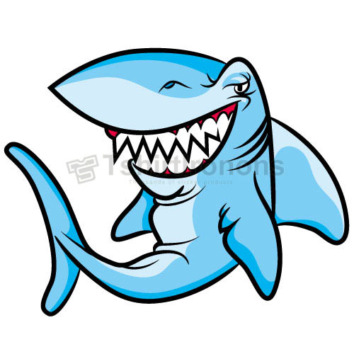 Shark T-shirts Iron On Transfers N5587 - Click Image to Close